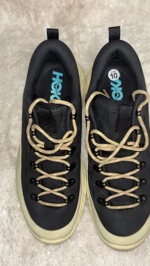 RARE Hoka tour Summit leather rubber zig-zag string up trail ready NURSING-shoes.. thumbnail 2