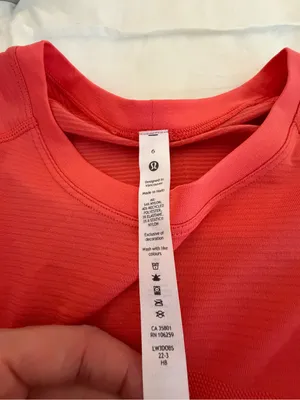 Lululemon Swiftly Tech Long Sleeve 2.0 *Race Top in Pale Raspberry thumbnail 2