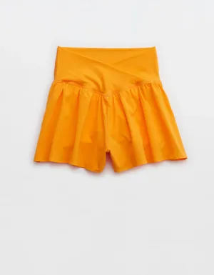 Aerie Orange Crossover Shorts thumbnail 4