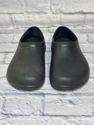Crocs On The Clock Work Slip On Size Men 7 W 9 Shoes Black Comfort Clogs 205073 thumbnail 4