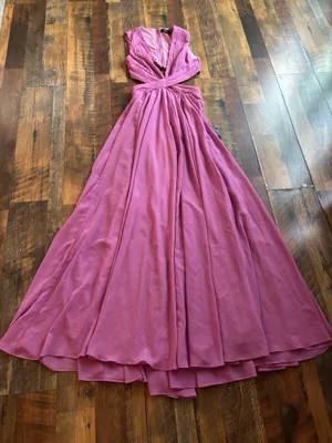 Lulu's Pink Sweetheart Maxi Gown thumbnail 11