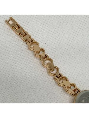 Blear women’s watch rose gold tone 24mm quartz rhinestones up to 7.5” running thumbnail 7