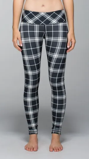 Lululemon wunder under full on leggings in varsity plaid size 4 thumbnail 1