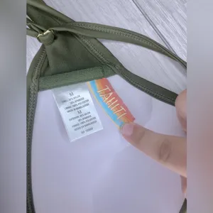 Women’s Tahiti Bikini Top Green Size M thumbnail 4