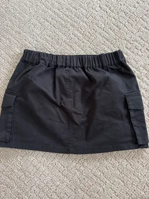 Amazon Black Mini Skirt Cargo thumbnail 2