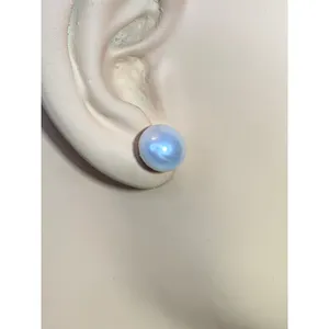 Sterling Silver AAA Pearl Earrings. Bridal Pearl Earrings. Fresh Water Pearls. thumbnail 3
