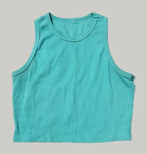 ASOS Essential Ribbed Crop Top thumbnail 1