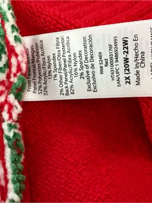 NWT Merry Christmas Sequin Sweater Size 2X(20W-22W) thumbnail 4