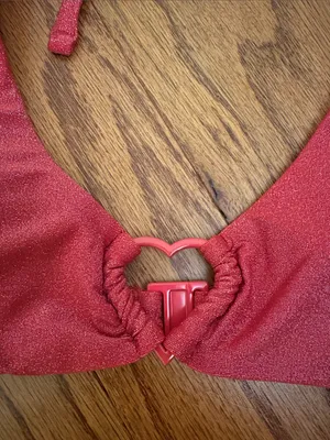 Blackbough - Thea Bikini Top in Ruby Shimmer thumbnail 4