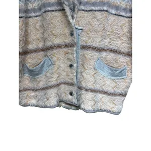 Free People Fair Weather Patterned Cardigan Neutral Combo Women’s Size Small‎ thumbnail 5