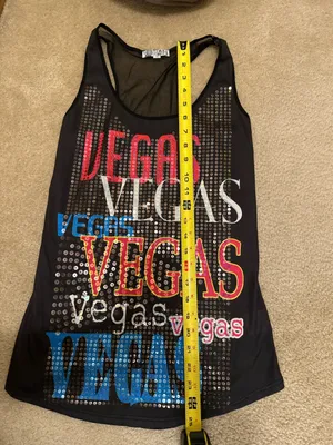 Love Amour Vegas tank top ladies size small thumbnail 5