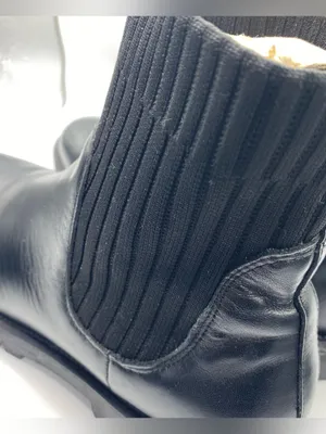 Blondo black leather waterproof Chelsea ankle boot bootie boots 8.5 thumbnail 4