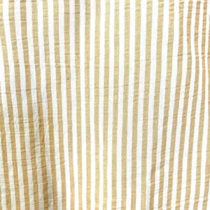Zara yellow and white striped short sleeve crop top thumbnail 15
