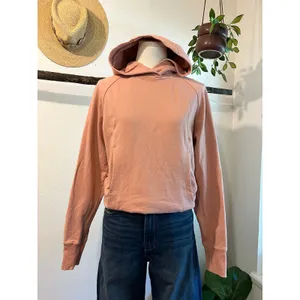 Lululemon Pink Pastel Hooded Scuba Hoodie Size 2 thumbnail 3
