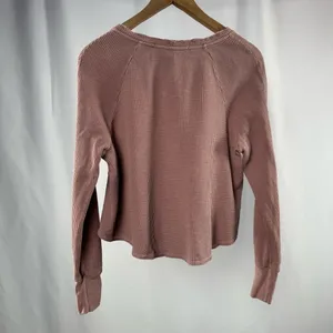 Tularosa Green The Vista Henley Top & Legging in Rose Pink‎ Size Extra Small thumbnail 7