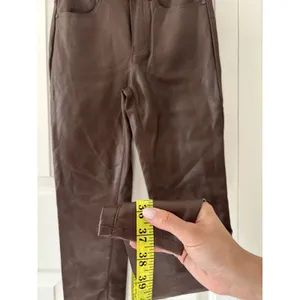Free People Brown Faux Leather Skinny Pants 27 thumbnail 6