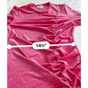 Juicy Couture Barbie Pink Velvet Bodycon Dress Women's XXL Long Sleeve Y2K thumbnail 12