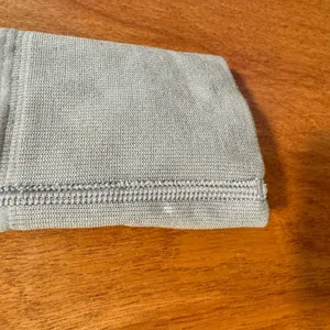 Lululemon Swiftly Relaxed Half Zip Pullover Gull Gray White Size 4 thumbnail 5