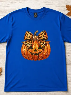 Gildan Halloween Theme- Unisex 100% Heavy Duty Cotton Sapphire Blue T Shirt XL thumbnail 2