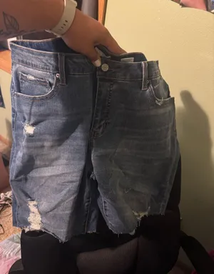 time and tru jean shorts thumbnail 1