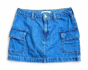 Levi's Women's '94 Cargo blue Mini Skirt thumbnail 1