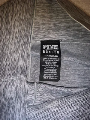 Victoria’s Secret Bonded Black and Mint Athletic Leggings Size Small Like New thumbnail 2