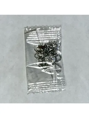 Silver Tone Cubic Zirconia Pendant With Chain Necklace New thumbnail 8