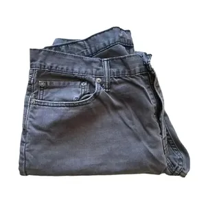 Levi’s Strauss Denim Jeans Black Gray #514 Straight Leg High Rise SZ 34 #1334 thumbnail 6