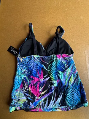 Rekita NEW Women's Two Piece Skirted Tankini Swim Suit Size Medium #260366 thumbnail 10