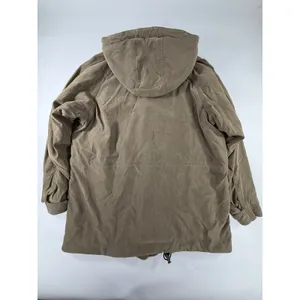 Woolrich John Rich & Bros Womens Khaki Plaid Lined Hooded Field Jacket M 16001 thumbnail 5