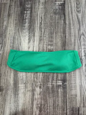 Forever 21 Green Bandeau Bikini Top thumbnail 2