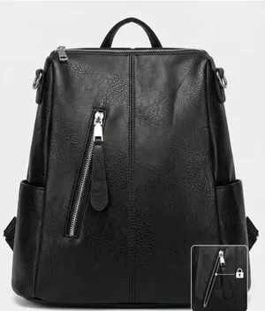 BROMEN Black Women's Anti Theft Backpack grunge thumbnail 1