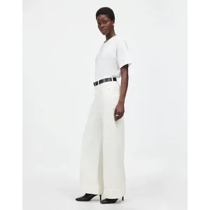 Madewell Superwide-Leg Jeans True White High Rise Rigid Cotton NS899 Size 27 thumbnail 3
