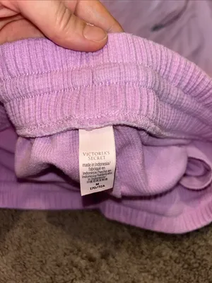 Victoria’s Secret Violet Muse Glow Waffle Short Pajama Lounge Set thumbnail 6