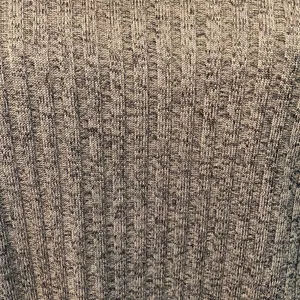 Jones New York NWT szM long sleeve heathered grey tan cowl neck high low tunic thumbnail 3