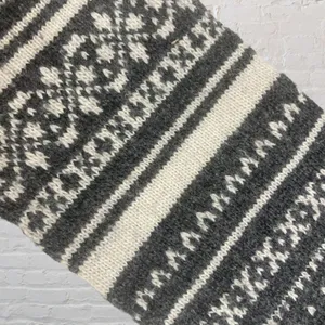 American Eagle Fair Isle Wool Blend Scarf Unisex thumbnail 3