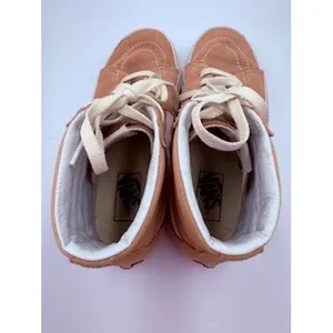 Vans Sk8-Hi Sneakers Pink Suede Canvas High Top Shoes Women Skater Retro 8.5 US thumbnail 6