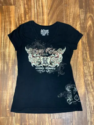 Nascar Kasey Kahn vneck tshirt thumbnail 1