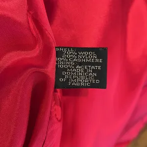 Express Womens Cashmere/Wool  Red Blazer Jacket large thumbnail 5