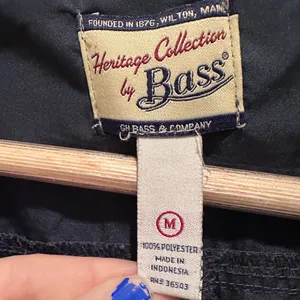 Heritage Collection by‎ Bass Blue Windbreaker Jacket Size Medium Outdoor Hood thumbnail 3