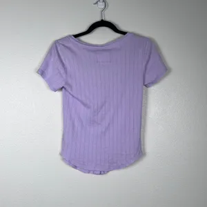 Aerie Women's Scoop Neck Short Sleeve Tee Purple Sz S thumbnail 6