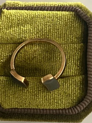 Classic Design Stainless Steel Golden w/ Modern Design Adjustable Ring S 6-9 thumbnail 3