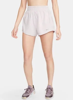 Nike One Women's Dri-FIT High-Waisted 3" Brief-Lined Shorts thumbnail 1