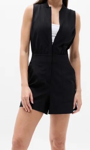 Athleta Sleeveless Brooklyn Utility Romper thumbnail 1
