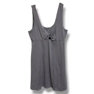 Volcom Desert Bunnie Reversible Twist Front Gray Mini Dress Size L thumbnail 3