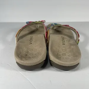 Vionic Women’s Floral Thong Sandals Multicolor/Beige Slip On US 7 EU 38 thumbnail 5
