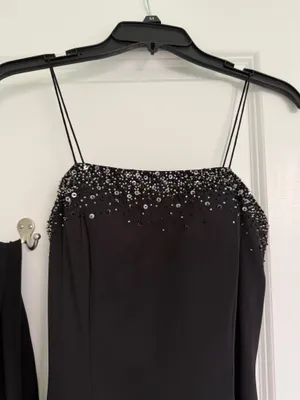 La Femme Black formal dress femme size 6 thumbnail 4