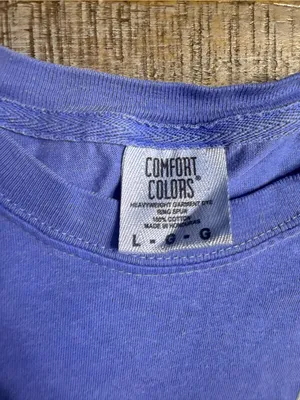 Comfort Colors Blue Christian Graphic Tee - "God's Got You" thumbnail 3