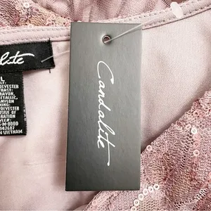 NWT Candalite Dress Formal Gown Mauve Tulle Skirt Lace Sequin Maxi Size XL NEW thumbnail 10