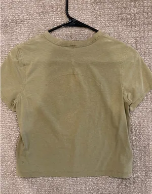 Lululemon Cotton Cropped Tee thumbnail 2